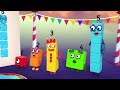 Stampolines | Full Episode - S1 E11 | Numberblocks (Level 1 - Red 🔴)