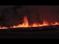 Iceland new volcanic eruption inside town Grindavik exclusive 4k drone footage