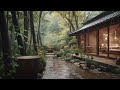 Gentle Sound Rain on the Korean Tiled House ASMR | Sleeping And Relaxing - Rain Sounds, Deep Sleep