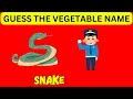 GUESS THE VEGETABLES NAME 🌶️BY EMOJI🥬EMOJI MANIA😱