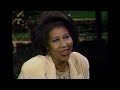 Aretha Franklin - great 6-min interview (1992)