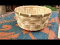 बांस का छोटा टोकरी बनाना सीखे। Bamboo basket making