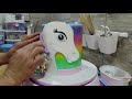 Unicorn Cake | Colorful Rainbow Unicorn Cake