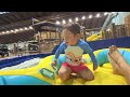 Mark rides a water slide (Great Wolf Lodge Manteca)