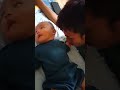 Baby Boy Hates to get kisses from Dad