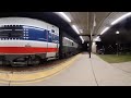 Amtrak with Private Cars in VR (360 Video)