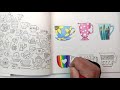 30 Days of Creativity by Johanna Basford - Flip through and Filling a Page with Doodles & Colour!