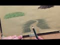 How to Draw Grass and Dirt - Landscape in Colored Pencil