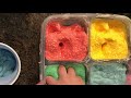 HUGE Slime Palette!!!!!! Kinetic Sand Slime, Add-Ins, Foam Balls