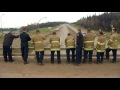 Firefighters raise flags to welcome back Fort McMurray residents