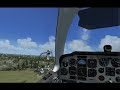 FSX Beechcraft Bonanza take off at Hobby Rwy35