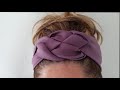 Turbante- vincha trenzada/Accesorio para cabello. Head band