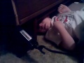 Pregnant Mom uses car Jack to get sons head unstuck from under dresser. Part 4 the rescue