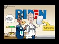 #115 American Political Funny Caricature | Political Campaign Yard Sign 2024 Trump Biden Cartoon