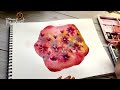 EASY !!!! how to draw easy watercolour flower painting 🖼️ this technique will  blow your mind.😱💡