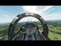 F-15C Fighter Jet Loop Landing (DCS) 4K FPV
