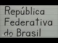 How to write BRAZIL in Portuguese #brasil #brazil