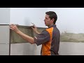 How to install tile edge trim on walls: Schluter®-QUADEC profile