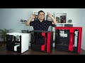 Tamaños de gabinetes Mini-ITX Micro-ATX y ATX con NZXT H200i H400 H700i - Proto Hw & Tec