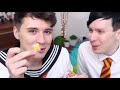 UK vs JAPAN School Lunches! with Dan and Phil