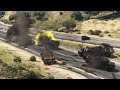 Terrible Massacre in Jerusalem ! Irani Fighter Jets Attack on Israeli Military Convoy - GTA v