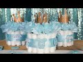 Diaper Cake Centerpieces for a Baby Shower | BalsaCircle.com