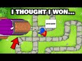 I Thought I won until he sent me this...  | Bloons TD Battles 2