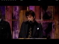 Blondie accepts award Rock and Roll Hall of Fame inductions 2006