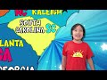 Learn 50 United States of America Name with Capitals for Kids and Abbreviation of USA!!
