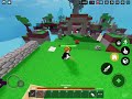 Playing roblox bedwars 1v1 gamemode hope you enjoy