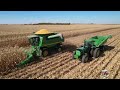 Harvesting Corn near Rankin Illinois