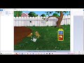 Petz 4 - Backyard With Amber (Scooby Doo) and Hundley (Curious George)