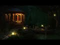 Gazebo Ambience w/ Relaxing Swamp Sounds at Night, Gentle River, Frogs, Crickets and Nature Sounds