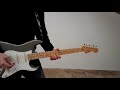 Blues Shuffle guitar improvisation in A