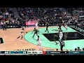 Kai gets his own miss and did a backwards dunk vs TIMBERWOLVES