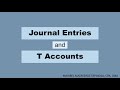 Journal Entries and T Accounts | Journalizing and posting transactions in Tagalog