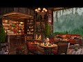 Sweet Jazz & Smooth Rain Sounds for Studying, Working ☕ Cozy Coffee Shop Ambience ~ Rainy Jazz Music