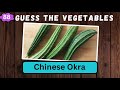 Guess the vegetable name challenge