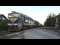Rail traffic in Serbia - old southeast railway line Niš - Dimitrovgrad - diesel powered freight [4K]