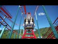 Planet Coaster, roller coaster. My own creation: Timber Hill. Family Coaster