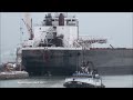 Ship ST. CLAIR arrives at Port Colborne scrap dock, Welland Canal (2021)