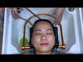 ASMR Ancient Chinese Rice Water Hair Spa, The Tips of Yao People's Healthy Hair