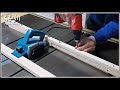 planing wide boards perfectly with electric hand planer / amazing way of planing [woodworking]