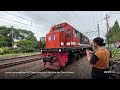 MASINISNYA CEWEK! Perdana Uji Coba Lokomotif CC 201 129R Livery Merah Biru RnB Terbaru