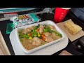 QANTAS Serve So MUCH FOOD! (A380 Economy Class to Hong Kong)