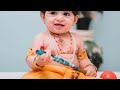 Krishna Janmashtami theme baby photoshoot ideas for kids / Little Krishna costume getup dress / Veda
