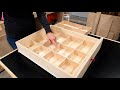Workshop Drawer Organization | DIY Drawer Dividers with Sliding Tray