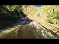 Golden Hour FPV | White Water Rapids 4K [insta360 One RS]