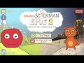 КРАСНЫЙ ШАР и КОТИК БУБУ в стране СТИКМЕНОВ #9. ИГРА Draw a Stickman EPIC 2 на канале Игрули TV