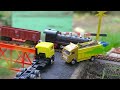 Trains Vs Truck at Railroad Crossing